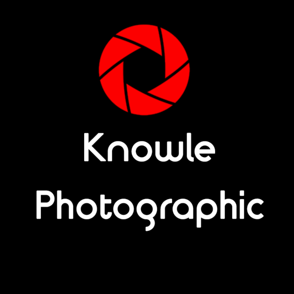 Black and White logo of Knowle Photographic