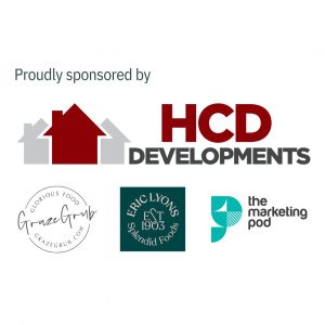 Logos of HCD Developments, Eric Lyons, Graze Grub and The Marketing Pod