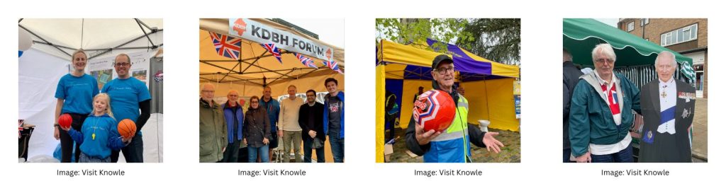 Community stalls at Knowle Coronation Celebrations