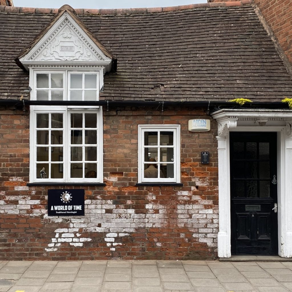 The shop front of A World of Time